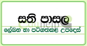 සති පාසල-ලේඛන එකතුව